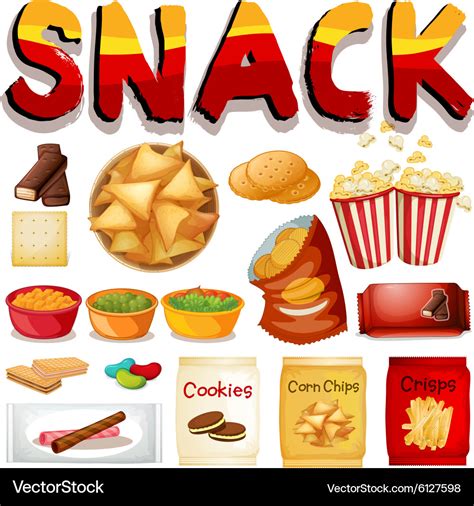 Snack Time Vector Art, Icons, and Graphics for Free。